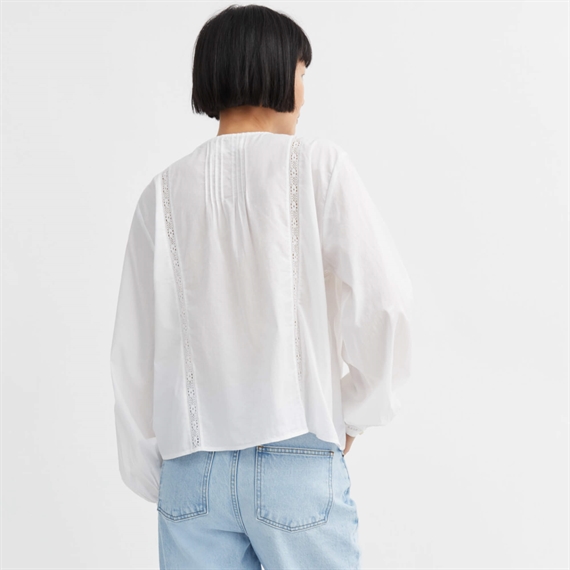 Skall Studio Magnolia Skjorte, Optic White 